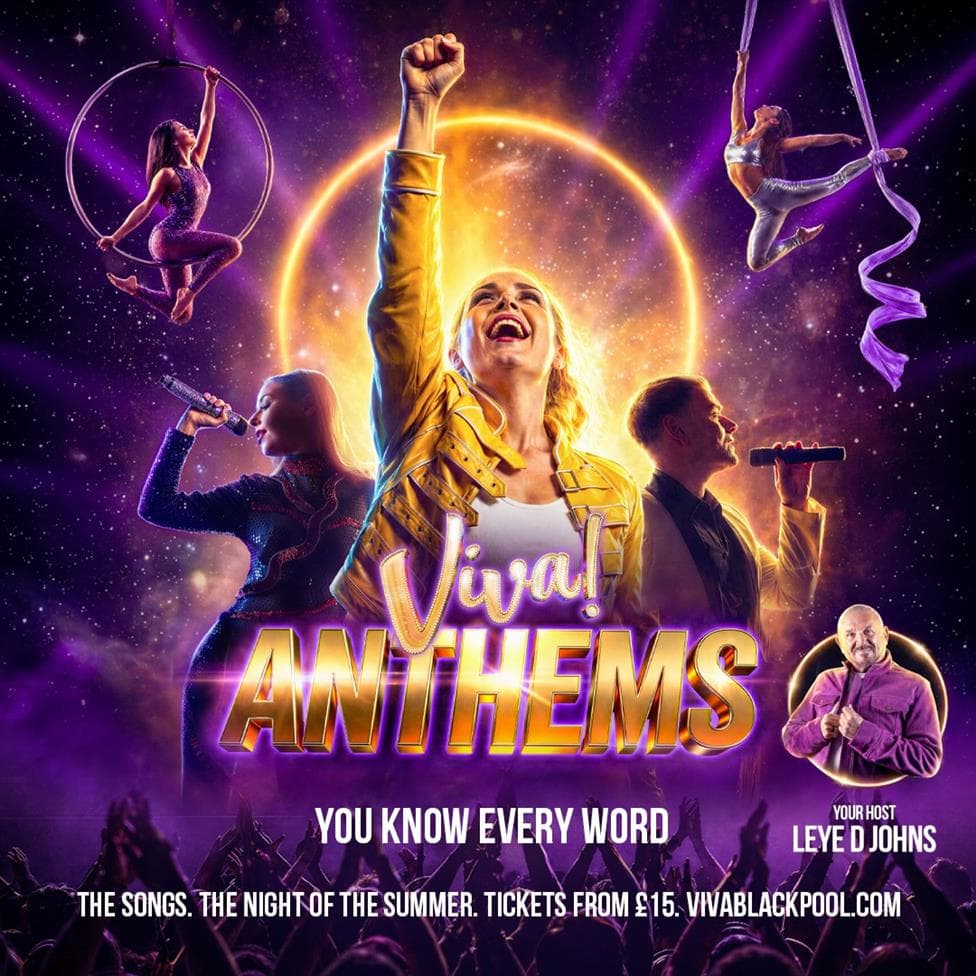 Artwork for Viva Anthems! The Ultimate Feel-Good Music & Comedy Show